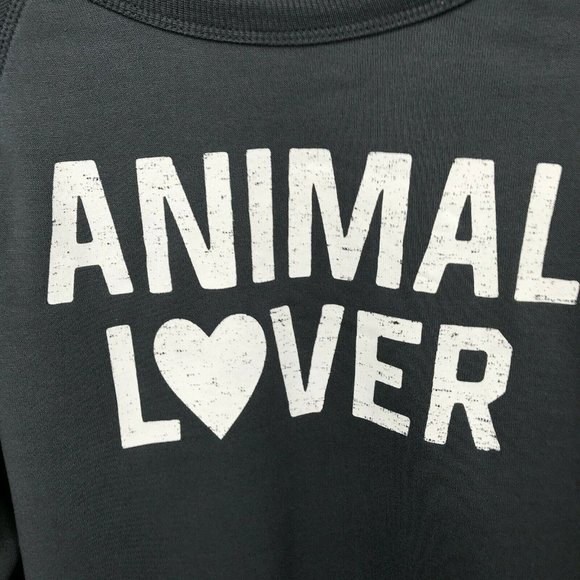 Grayson Threads Women Animal Lover Charcoal Black Graphic Sweatshirt Choose Size - Picture 3 of 9